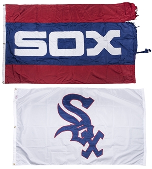 Lot of (2) Chicago White Sox Banners 